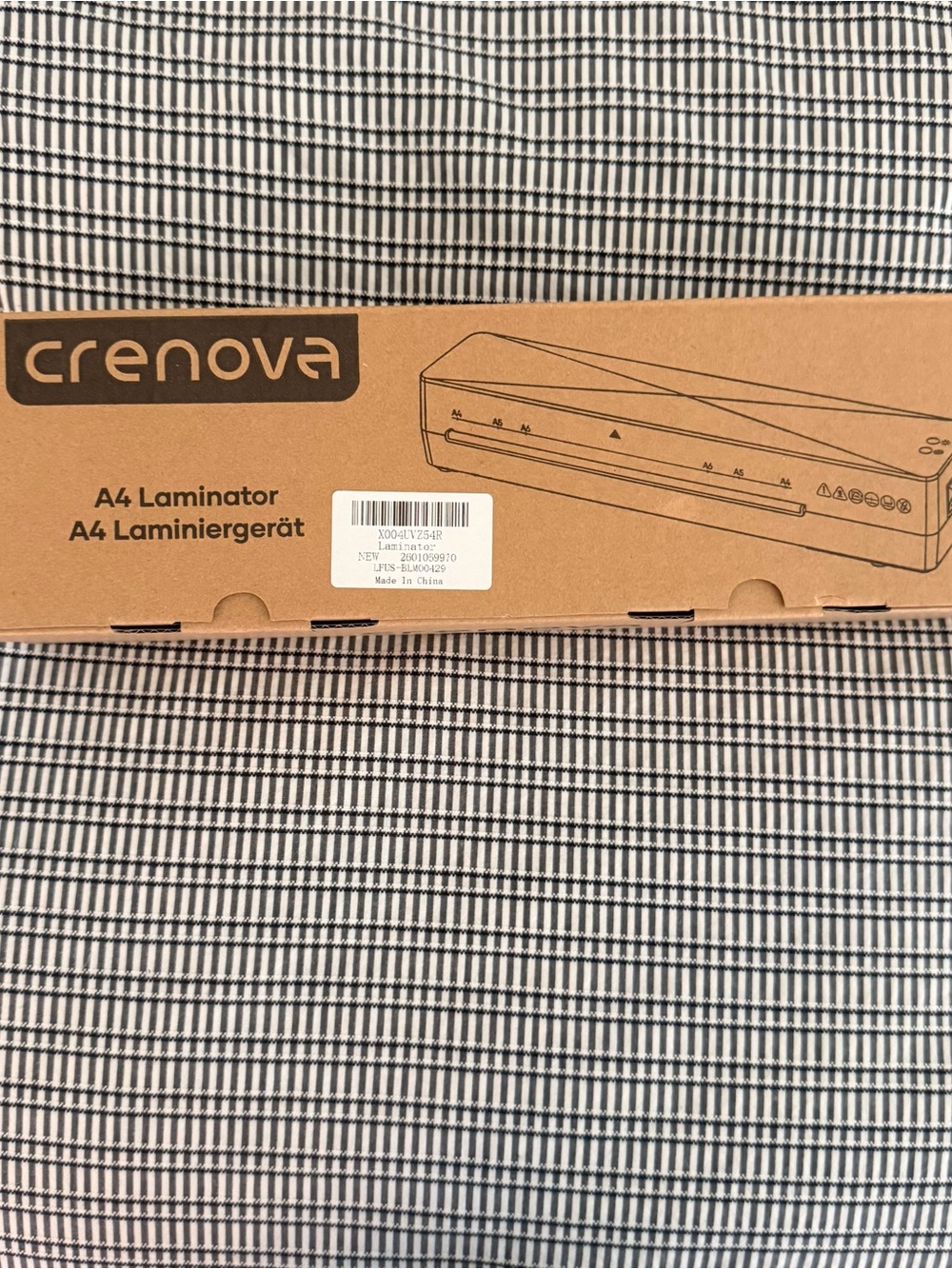 Crenova A4 Laminator in Kraft Brown